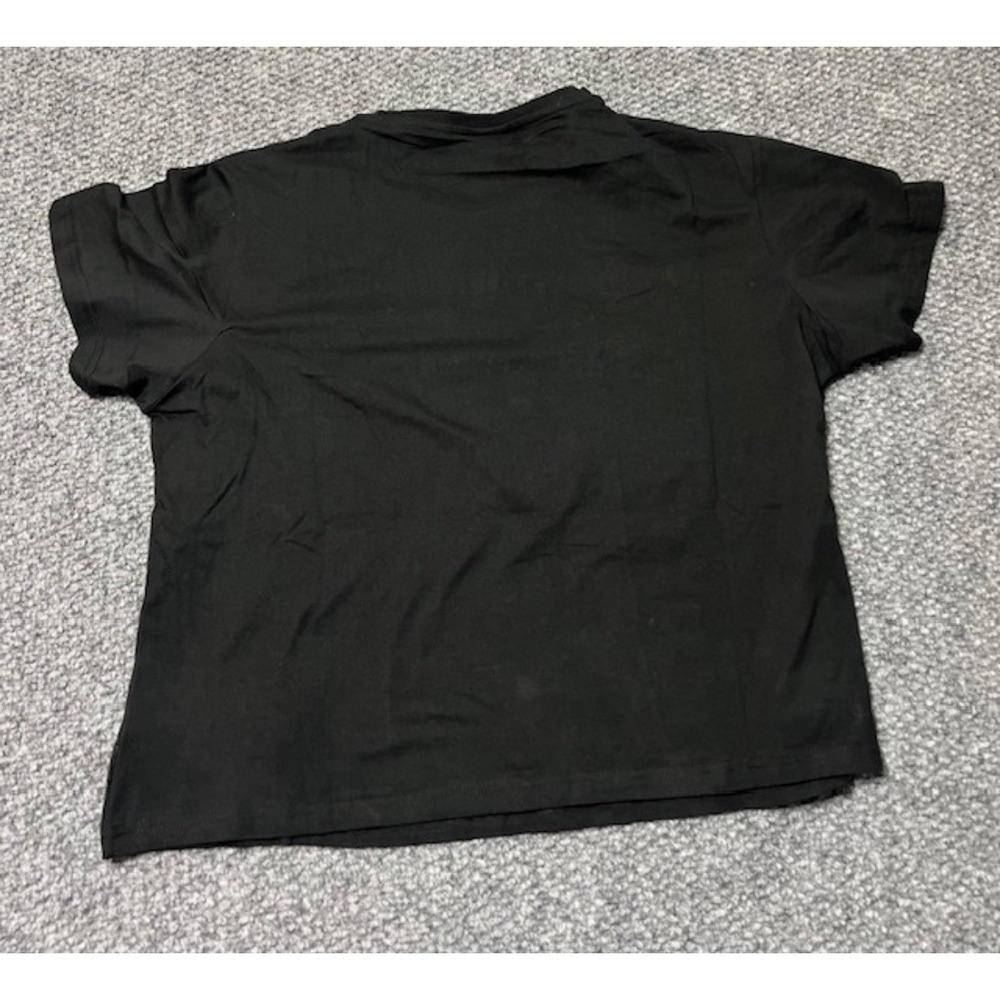 Southpole Women's Black Red Logo Graphic Cotton Short Sleeve T-Shirt Crew Neck L - Picture 3 of 6